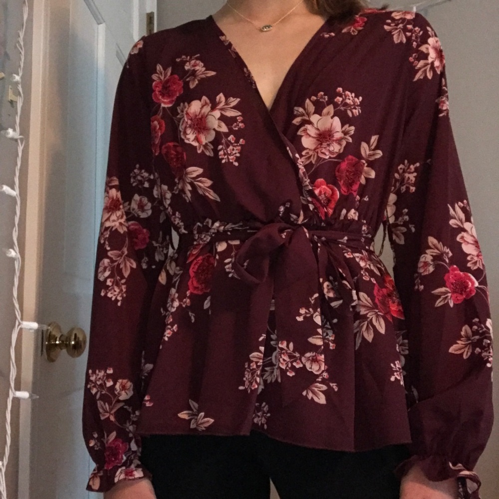 SHEIN Flowered blouse